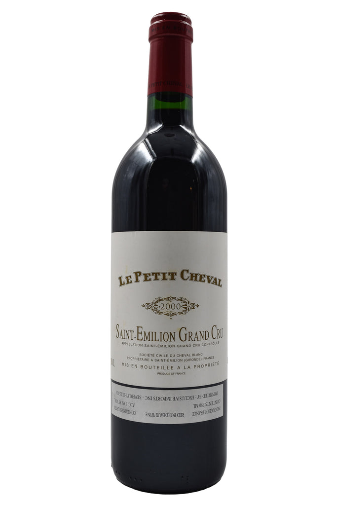 Bottle of Le Petit Cheval Saint Emilion Grand Cru 2000-Red Wine-Flatiron SF