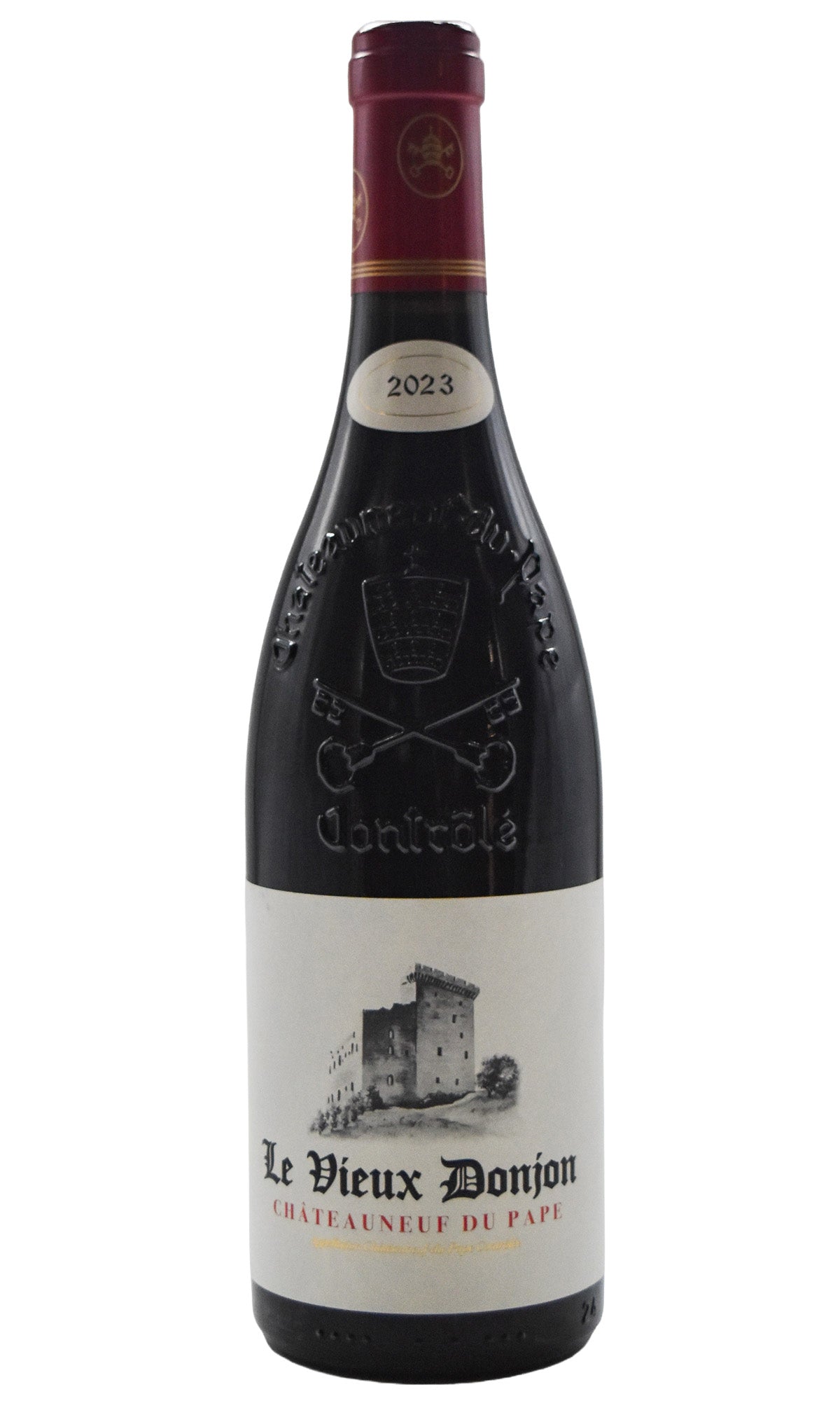 Bottle of Le Vieux Donjon Chateauneuf-du-Pape Rouge 2023-Red Wine-Flatiron SF