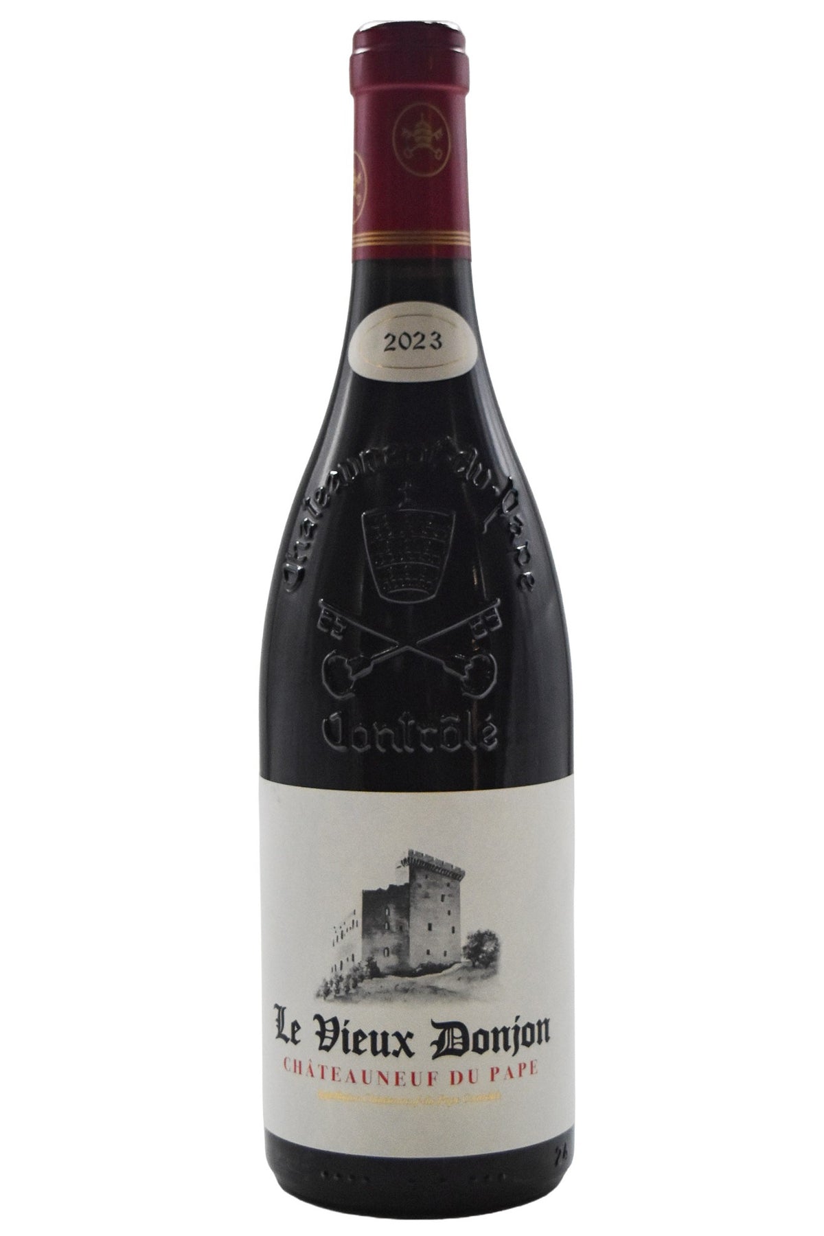 Bottle of Le Vieux Donjon Chateauneuf-du-Pape Rouge 2023-Red Wine-Flatiron SF