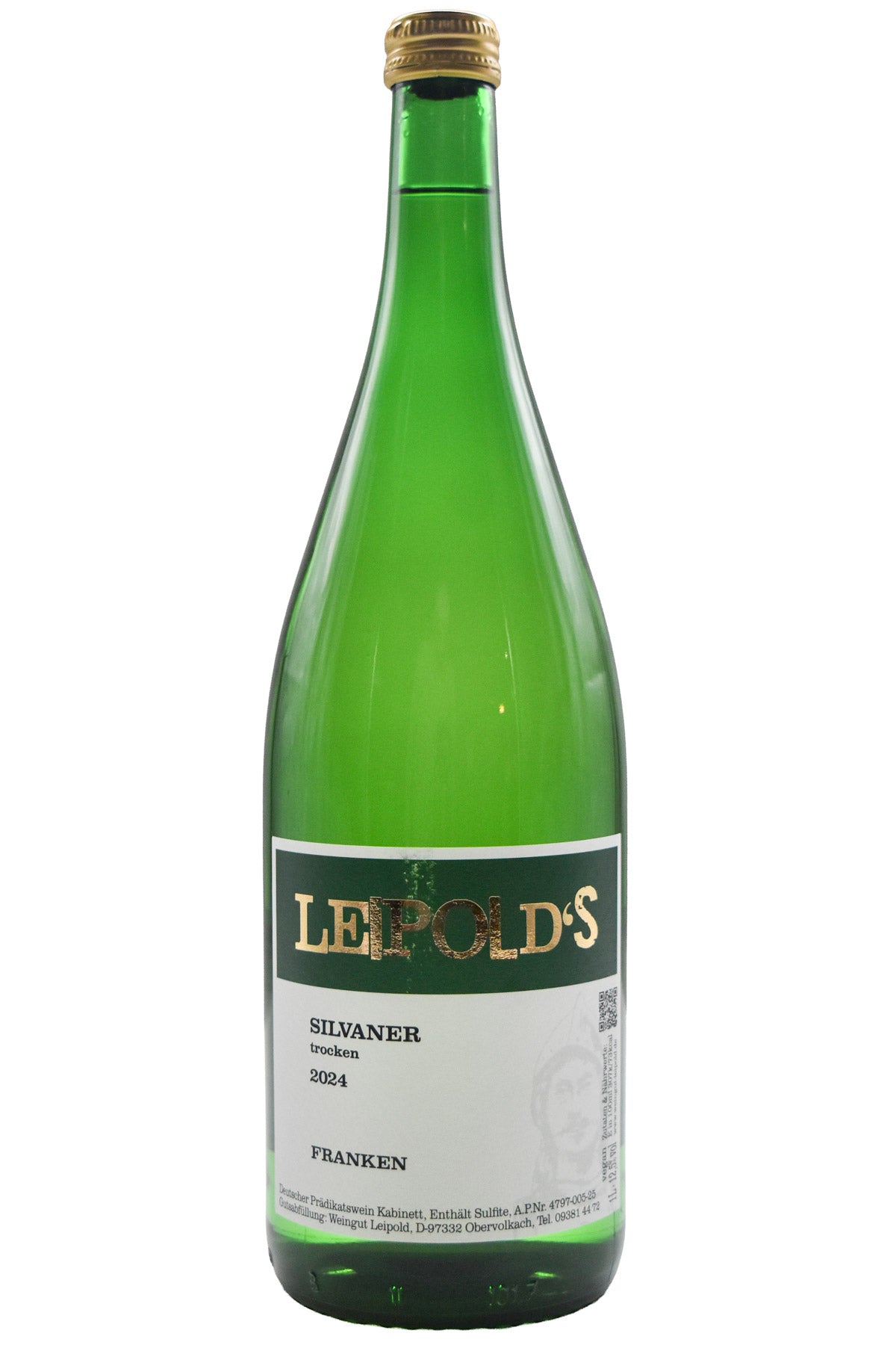 Bottle of Leipold Silvaner Kabinett Trocken 2024-White Wine-Flatiron SF
