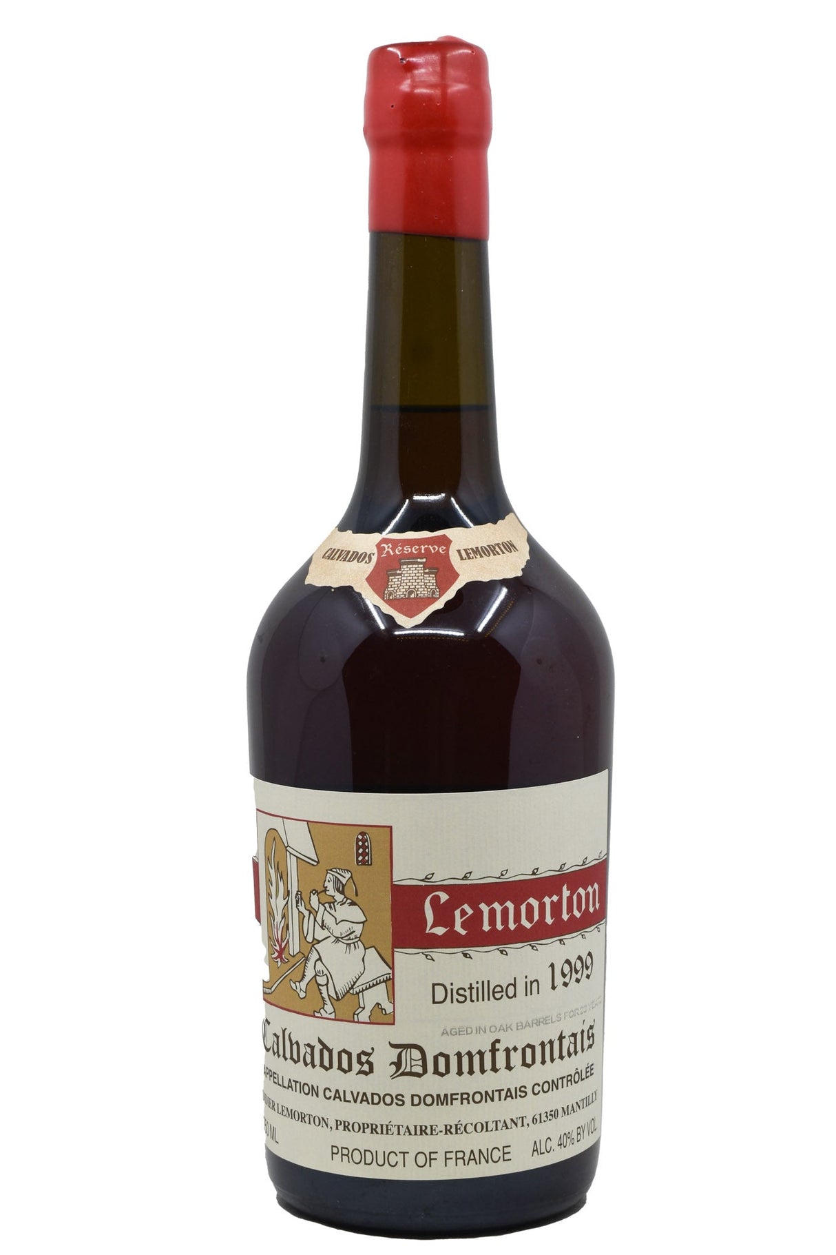 Bottle of Lemorton Vintage Calvados 1999-Spirits-Flatiron SF