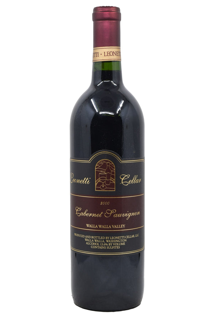 Bottle of Leonetti Cellar Walla Walla Valley Cabernet Sauvignon 2000-Red Wine-Flatiron SF