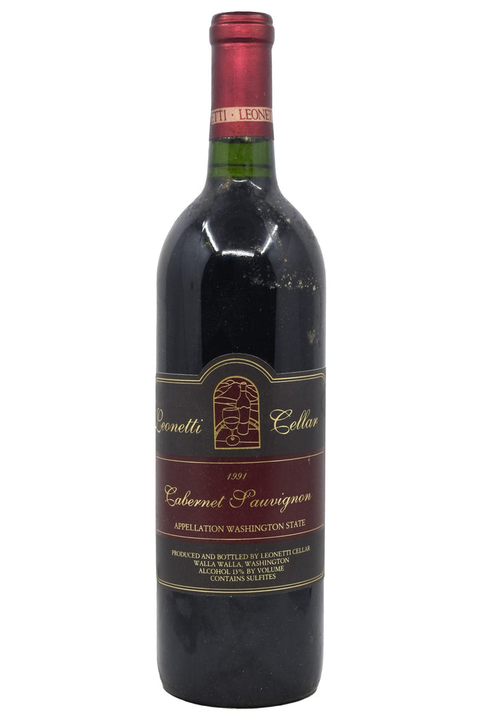 Bottle of Leonetti Cellar Washington State Cabernet Sauvignon 1991-Red Wine-Flatiron SF