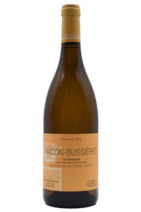 Bottle of Les Heritiers du Comte Lafon Macon Bussieres 2023-White Wine-Flatiron SF