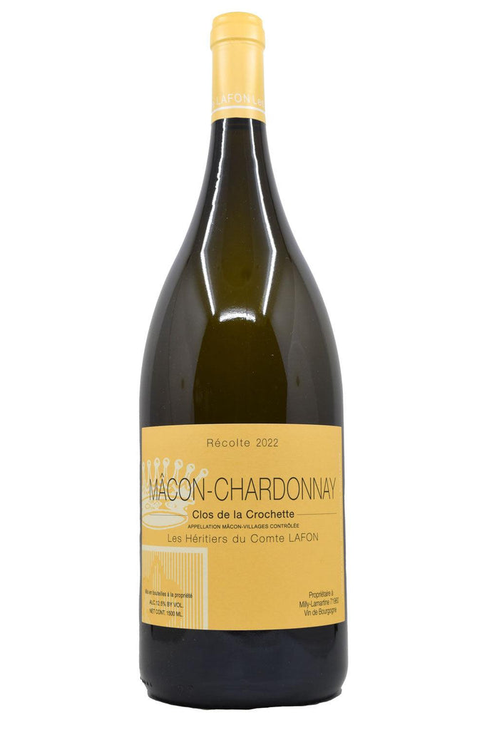 Bottle of Les Heritiers du Comte Lafon Macon-Chardonnay Clos De La Crochette 2022 (1.5L)-White Wine-Flatiron SF