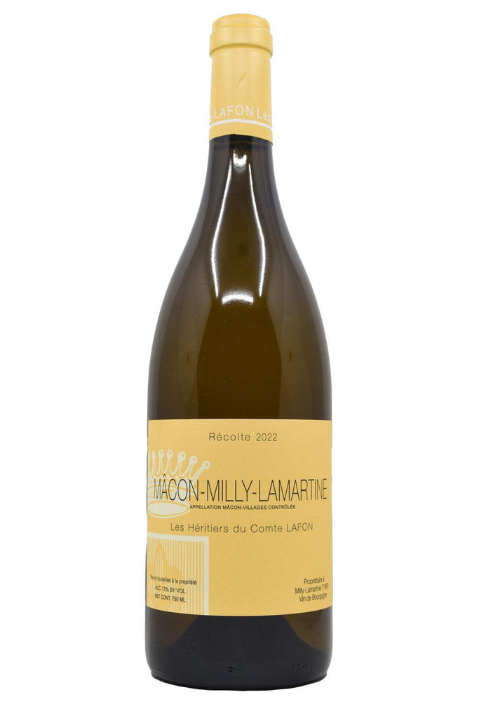 Bottle of Les Heritiers du Comte Lafon Macon Milly-Lamartine 2022-White Wine-Flatiron SF