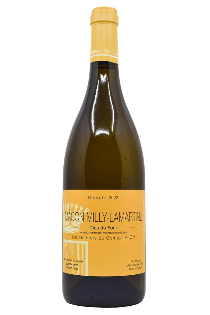 Bottle of Les Heritiers du Comte Lafon Macon Milly-Lamartine Clos du Four 2022-White Wine-Flatiron SF