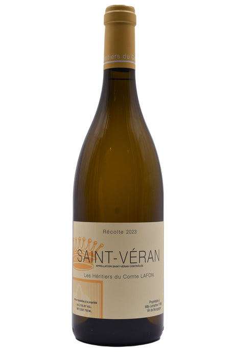 Bottle of Les Heritiers du Comte Lafon Macon Saint Veran 2023-White Wine-Flatiron SF
