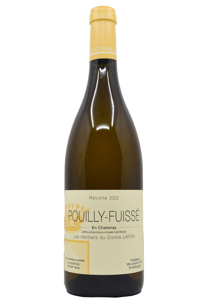 Bottle of Les Heritiers du Comte Lafon Pouilly-Fuisse 2022-White Wine-Flatiron SF