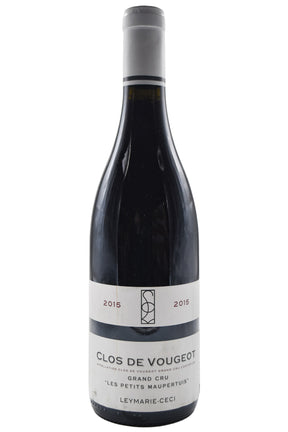 Bottle of Leymarie Ceci Clos De Vougeot Grand Cru Les Petits Maupertuis 2015 [NET]-Red Wine-Flatiron SF