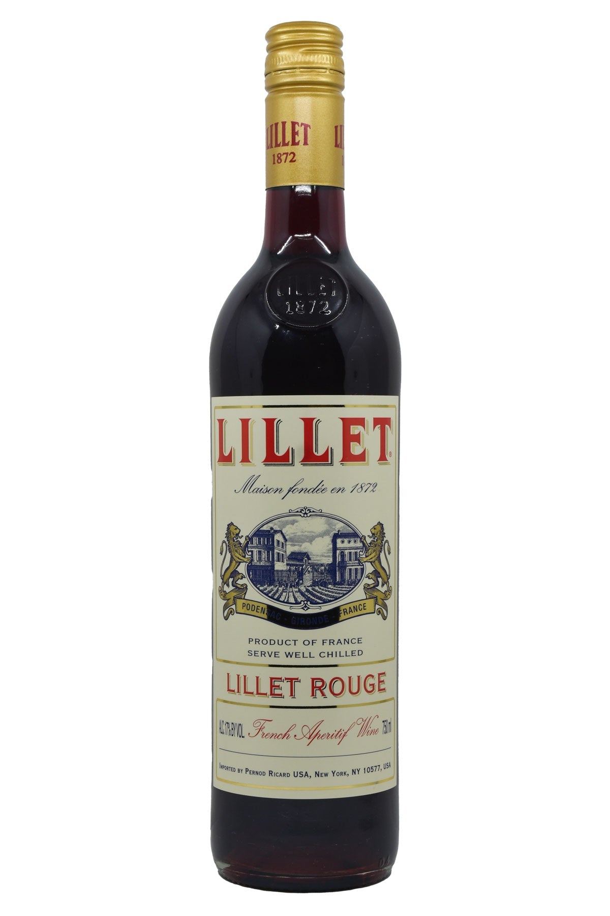 Bottle of Lillet Rouge-Spirits-Flatiron SF