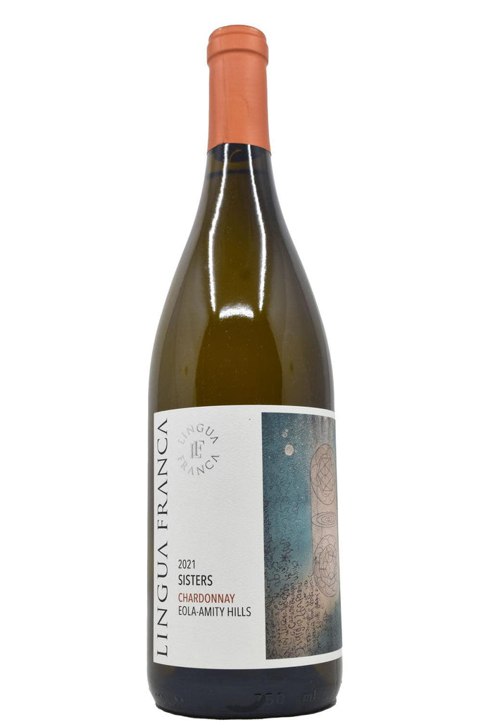 Bottle of Lingua Franca Eola-Amity Hills Chardonnay Sisters 2021-White Wine-Flatiron SF