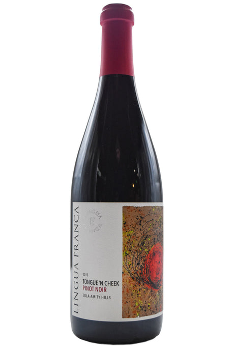 Bottle of Lingua Franca Pinot Noir Tongue 'n Cheek 2015-Red Wine-Flatiron SF