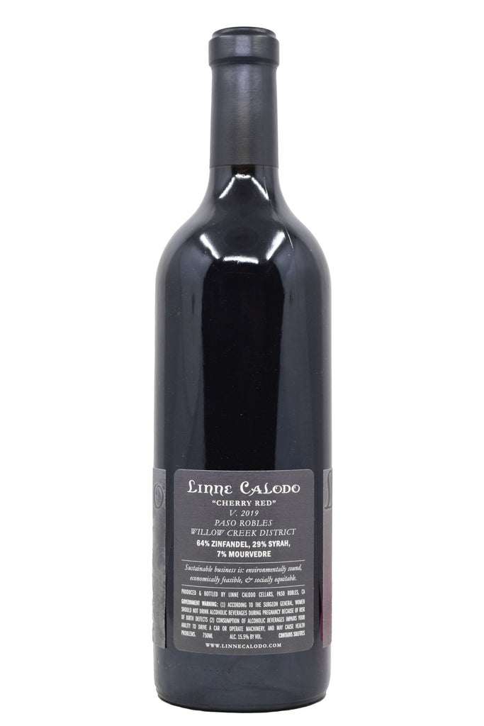 Bottle of Linne Calodo Paso Robles Cherry Red 2019-Red Wine-Flatiron SF