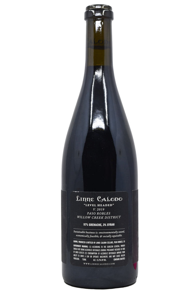 Bottle of Linne Calodo Paso Robles Level Headed 2019-Red Wine-Flatiron SF