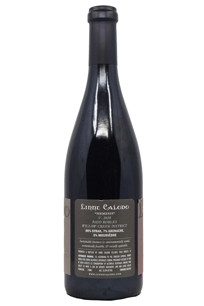 Bottle of Linne Calodo Paso Robles Nemesis 2020-Red Wine-Flatiron SF