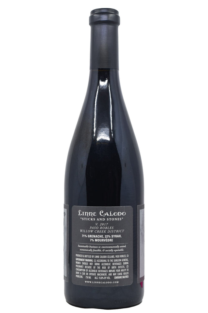 Bottle of Linne Calodo Paso Robles Sticks and Stones 2017-Red Wine-Flatiron SF