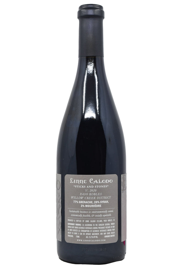 Bottle of Linne Calodo Paso Robles Sticks and Stones 2020-Red Wine-Flatiron SF