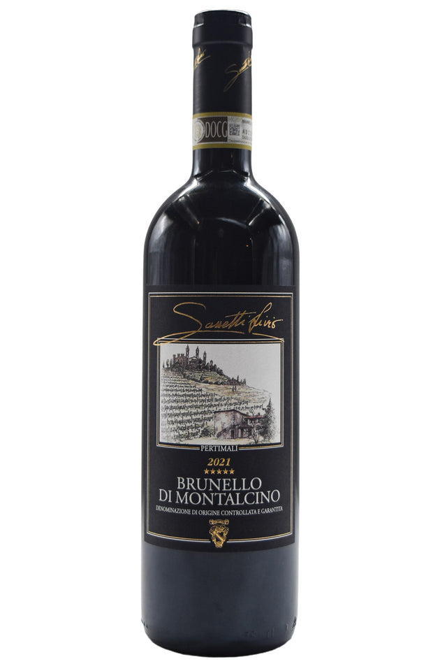 Bottle of Livio Sassetti Brunello di Montalcino Pertimali 2021-Red Wine-Flatiron SF