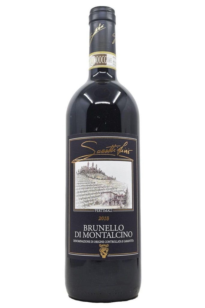 Bottle of Livio Sassetti Pertimali Brunello di Montalcino 2018-Red Wine-Flatiron SF