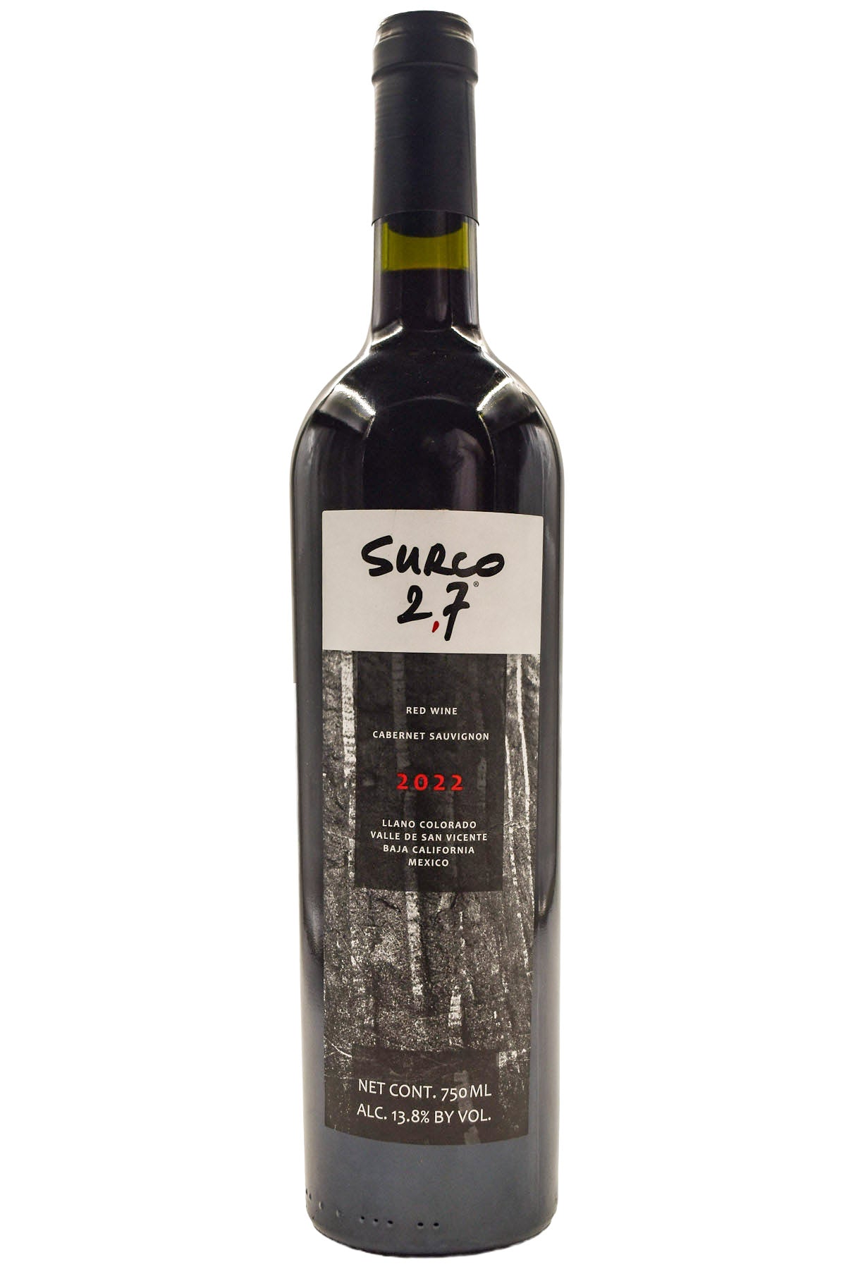 Bottle of Llano Colorado Valle de San Vicente Cabernet Sauvignon Surco 2.7 2022-Red Wine-Flatiron SF