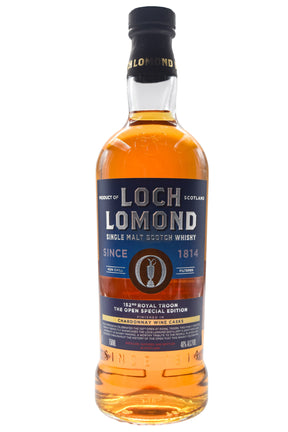 Bottle of Loch Lomond The Open Special Edition 152th Royal Troon Single Malt Scotch Whisky Chardonnay Barrel Finished-Spirits-Flatiron SF