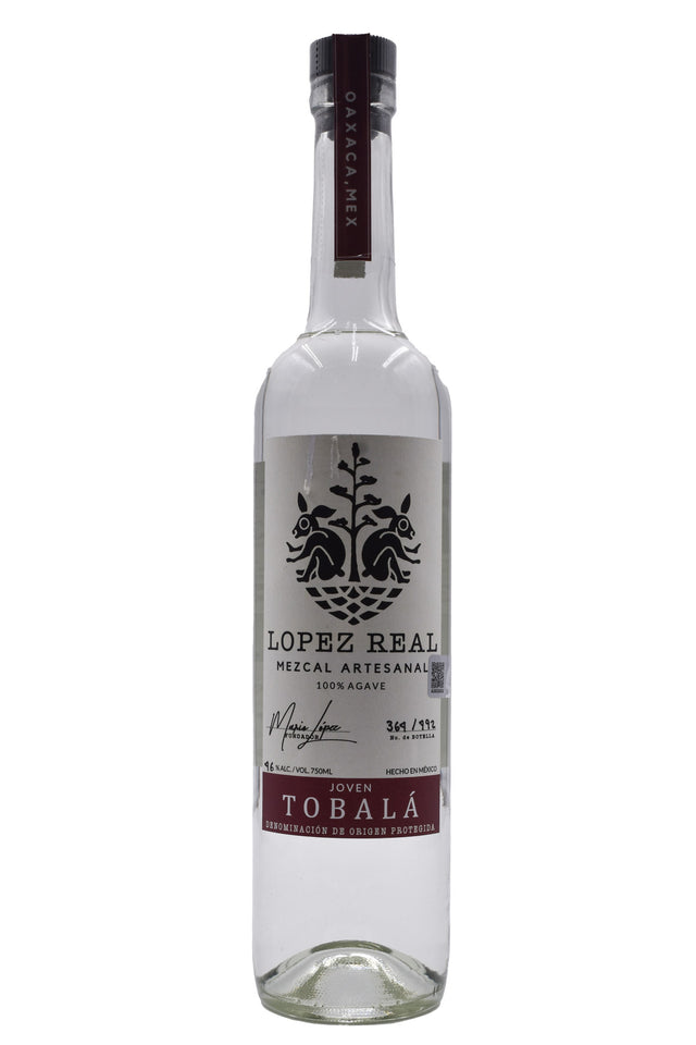 Bottle of Lopez Real Oaxaca Tobala Mezcal Artesanal-Spirits-Flatiron SF