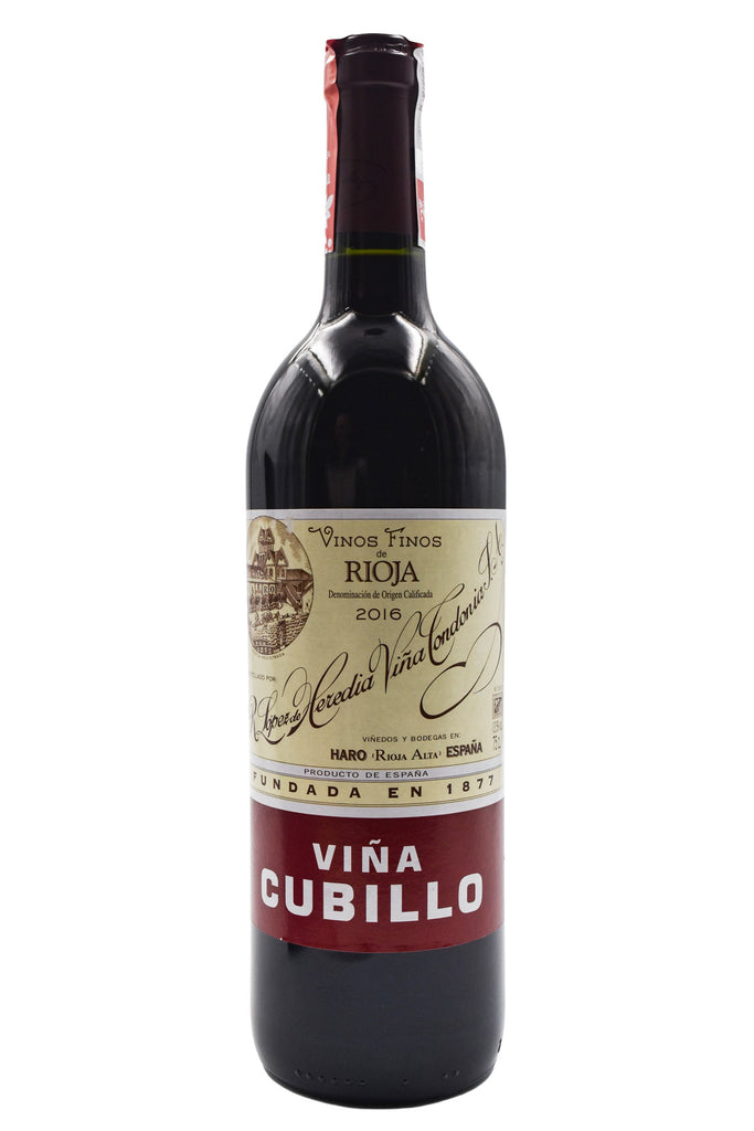 Bottle of Lopez de Heredia Rioja Crianza Vina Cubillo 2016-Red Wine-Flatiron SF