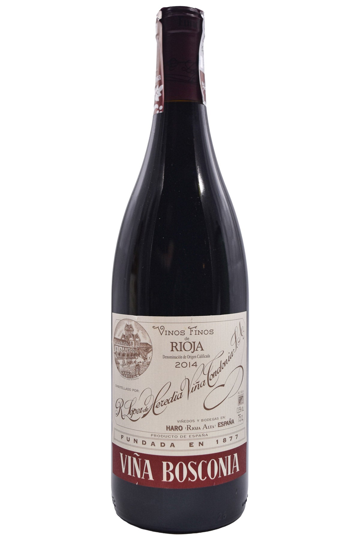 Bottle of Lopez de Heredia Rioja Reserva Vina Bosconia 2014-White Wine-Flatiron SF