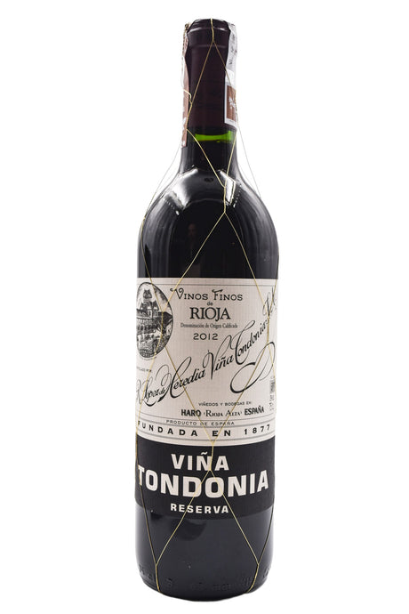 Bottle of Lopez de Heredia Rioja Reserva Vina Tondonia 2012-Red Wine-Flatiron SF