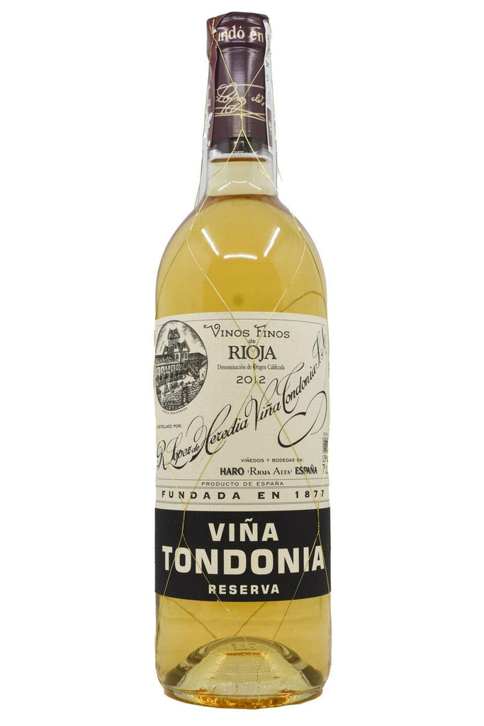 Bottle of Lopez de Heredia Rioja Reserva Vina Tondonia Blanco 2012-White Wine-Flatiron SF