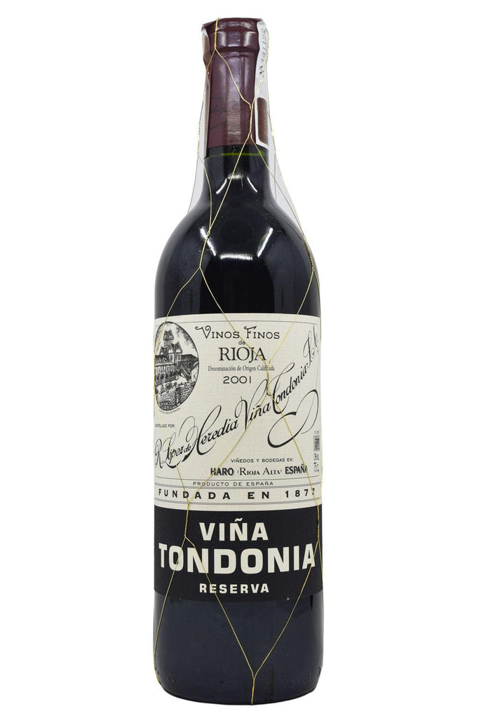 Bottle of Lopez de Heredia Rioja Reserva Vina Tondonia 2001-Red Wine-Flatiron SF