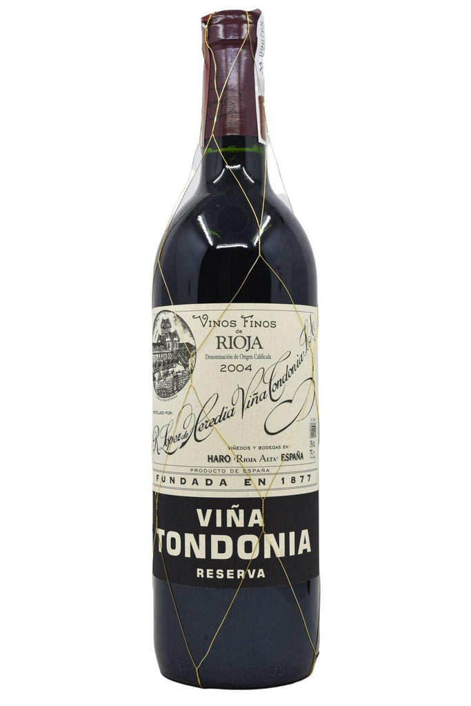 Bottle of Lopez de Heredia Rioja Reserva Vina Tondonia 2004-Red Wine-Flatiron SF