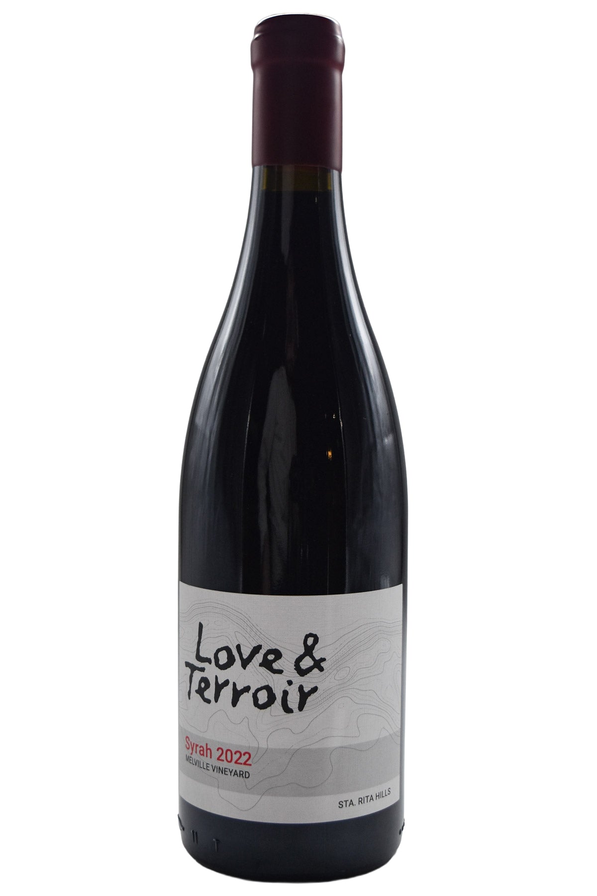 Bottle of Love & Terroir Sta. Rita Hills Syrah Melville Vineyard 2022-Red Wine-Flatiron SF