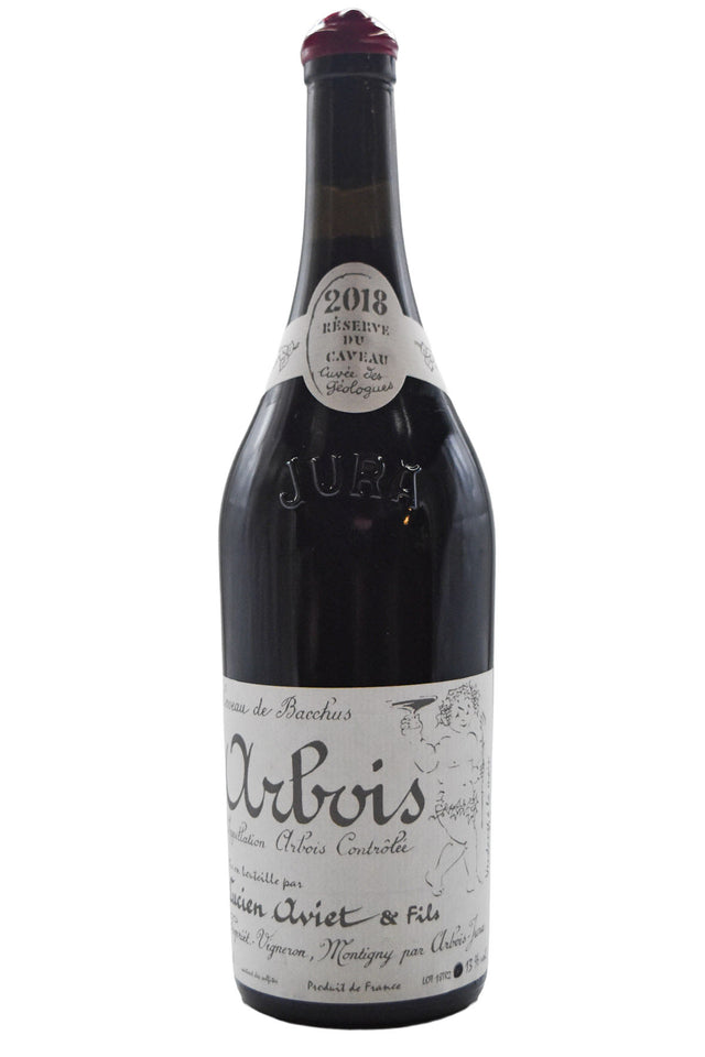 Bottle of Lucian Aviet (Caveau de Bacchus) Trousseau Cuvee Des Geologues 2018-Red Wine-Flatiron SF