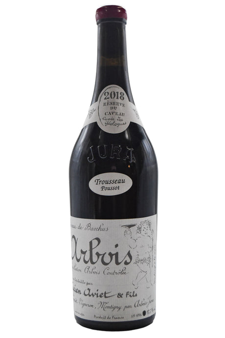 Bottle of Lucian Aviet (Caveau de Bacchus) Trousseau Cuvee Des Geologues Poussot 2018-Red Wine-Flatiron SF