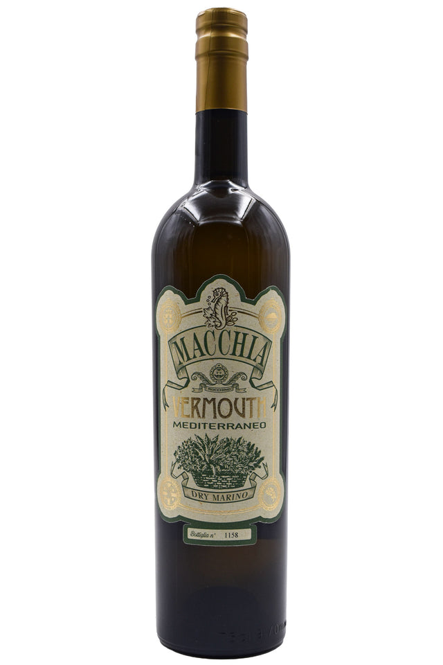 Bottle of Macchia Dry Vermouth Marino-Fortified Wine-Flatiron SF