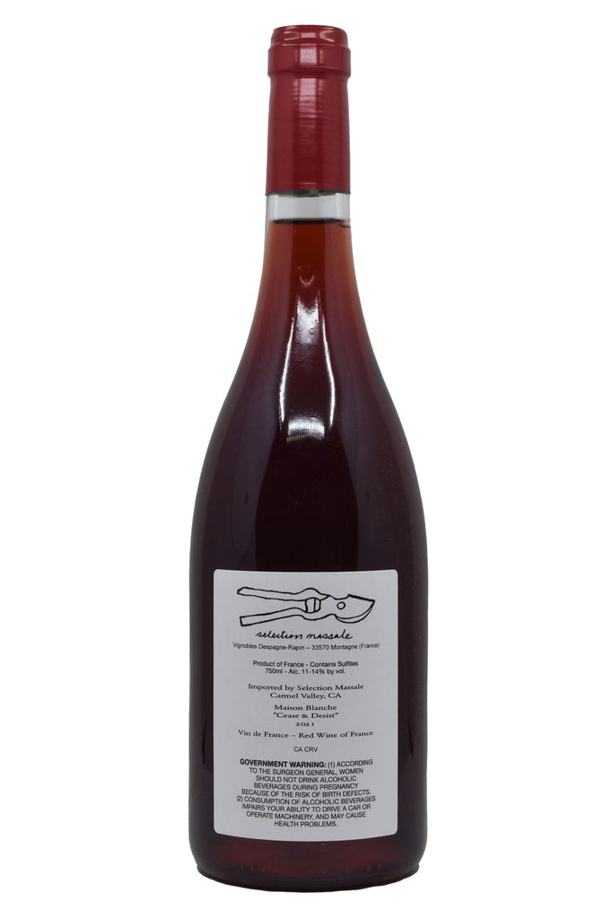 Bottle of Maison Blanche Cease and Desist 2021-Red Wine-Flatiron SF