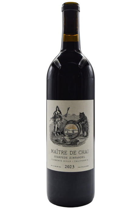 Bottle of Maitre de Chai Clement Hills Zinfandel Stampede Vineyard 2023-Red Wine-Flatiron SF