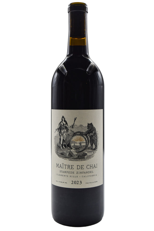 Bottle of Maitre de Chai Clement Hills Zinfandel Stampede Vineyard 2023-Red Wine-Flatiron SF