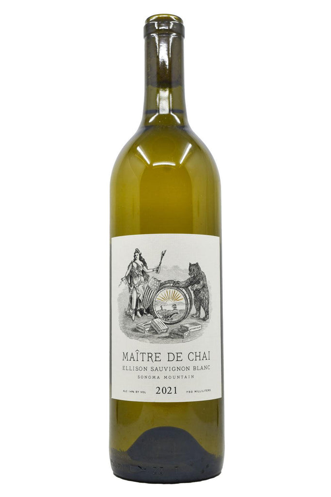 Bottle of Maitre de Chai Sonoma Mountain Sauvignon Blanc Ellison 2021-White Wine-Flatiron SF