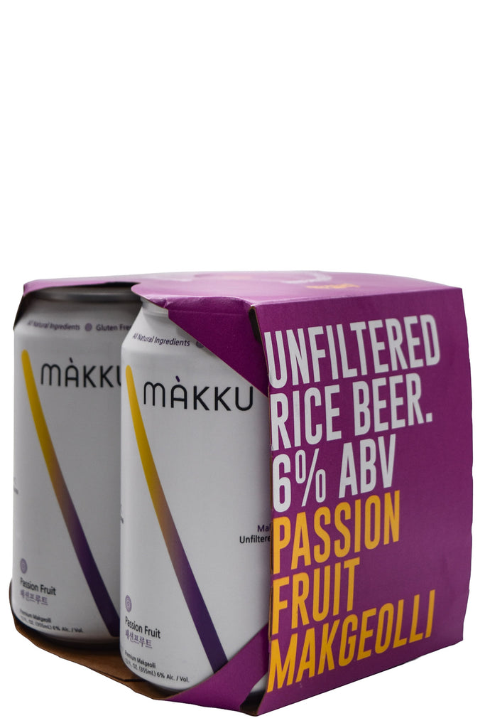 Bottle of Makku Passionfruit Makgeolli 4pk (12oz)-Beer-Flatiron SF