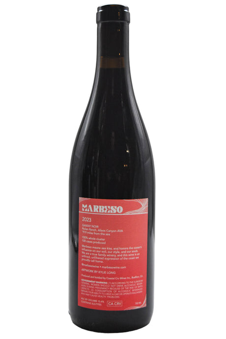 Bottle of MarBeso Alisos Canyon Gamay Nolan Ranch 2023-Red Wine-Flatiron SF
