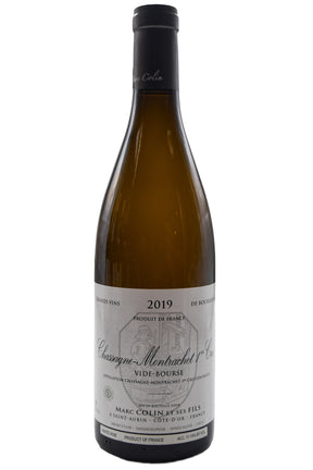 Bottle of Marc Colin et Fils Chassagne Montrachet 1er Cru Vide-Bourse 2019 [NET]-White Wine-Flatiron SF
