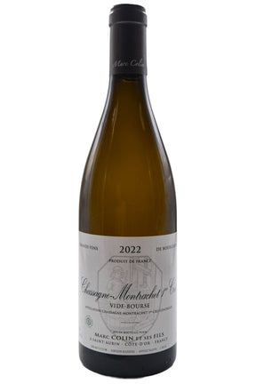 Bottle of Marc Colin et Fils Chassagne Montrachet 1er Cru Vide Bourse 2022 [NET]-White Wine-Flatiron SF