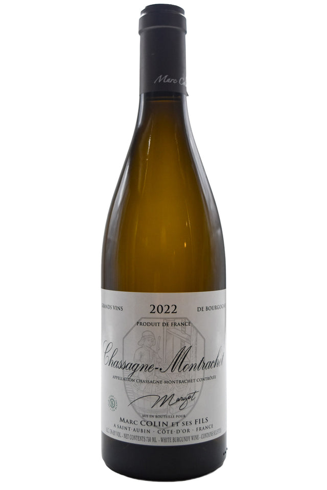 Bottle of Marc Colin et Fils Chassagne Montrachet Margot 2022-White Wine-Flatiron SF