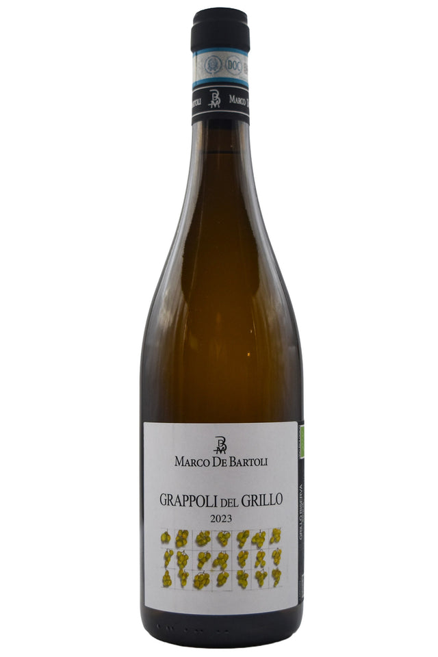 Bottle of Marco de Bartoli Sicilia Bianco Grappoli del Grillo 2023-White Wine-Flatiron SF