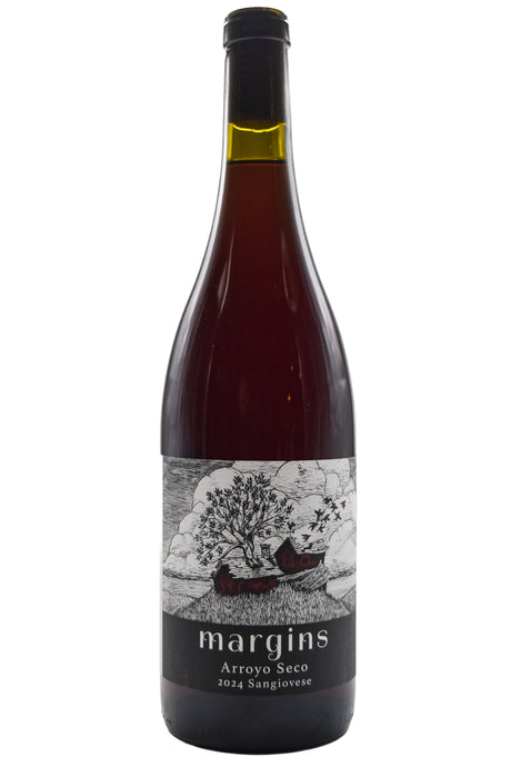 Bottle of Margins Arroyo Seco Sangiovese 2024-Red Wine-Flatiron SF
