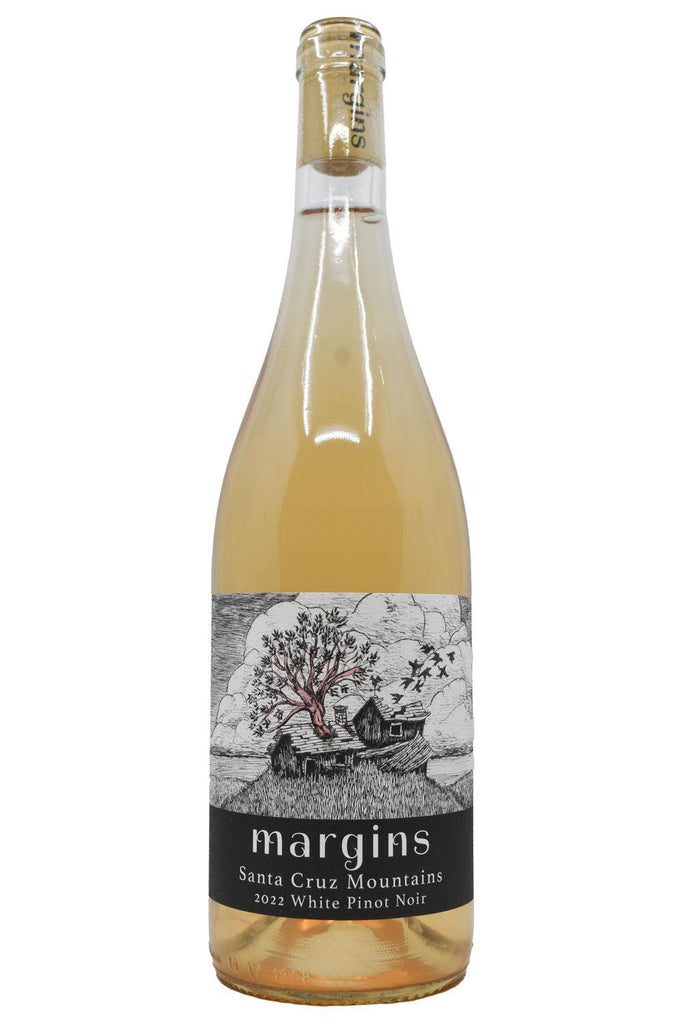 Bottle of Margins Santa Cruz White Pinot Noir 2022-White Wine-Flatiron SF