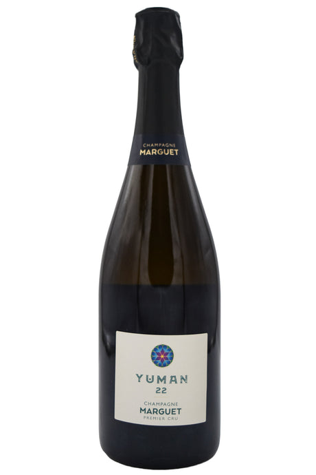 Bottle of Marguet Champagne Premier Cru Blanc de Blancs Yuman 22 NV-Sparkling Wine-Flatiron SF